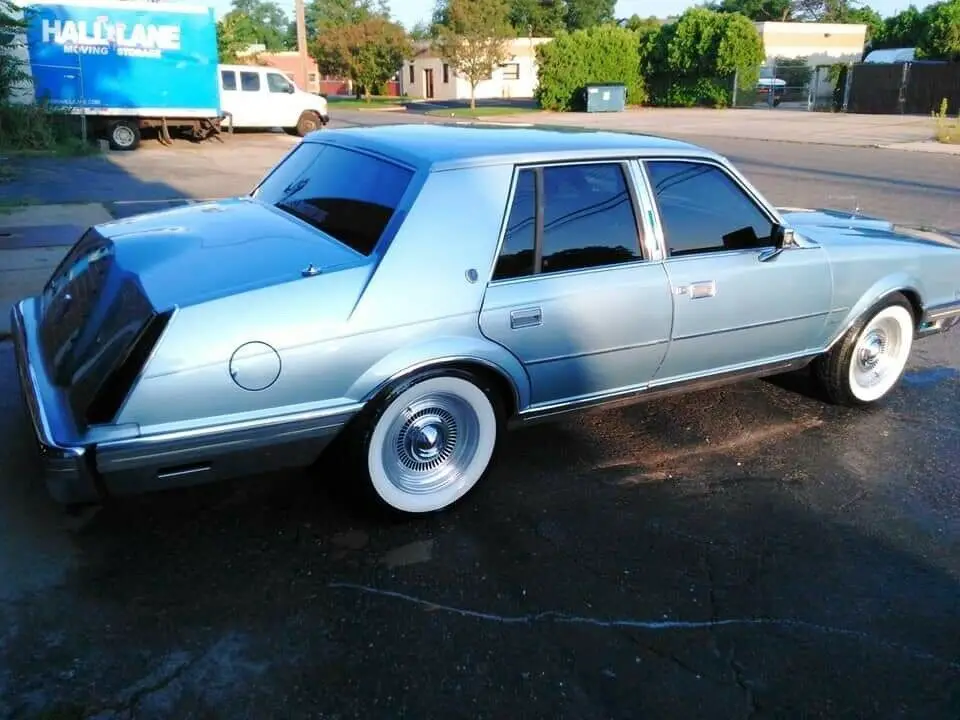 1982 lincoln continental sedan blue rwd automatic