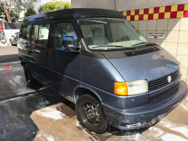 vw eurovan 1993 mv pop-top low miles one-owner yard-find