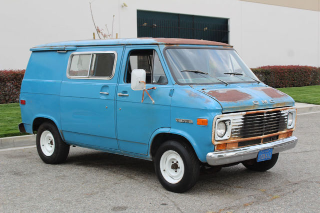 california original, 1975 gmc vandura "shorty" no reserve