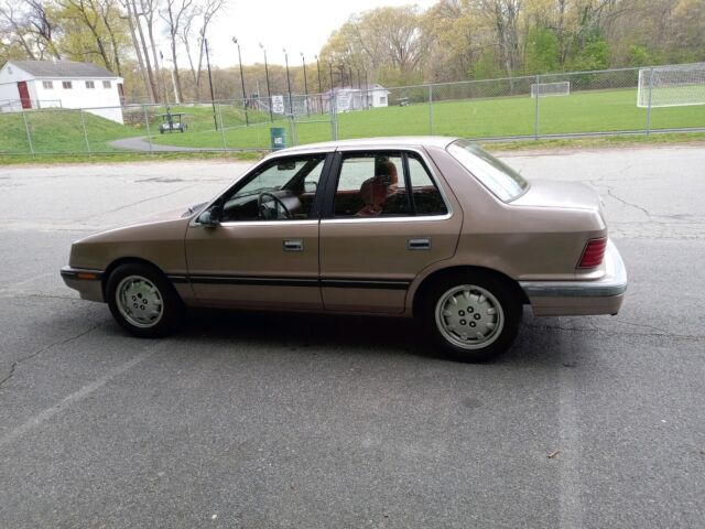 1987 plymouth sundance hatchback brown fwd automatic