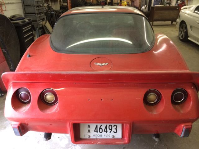 1979 chevrolet corvette t-top: no reserve auction