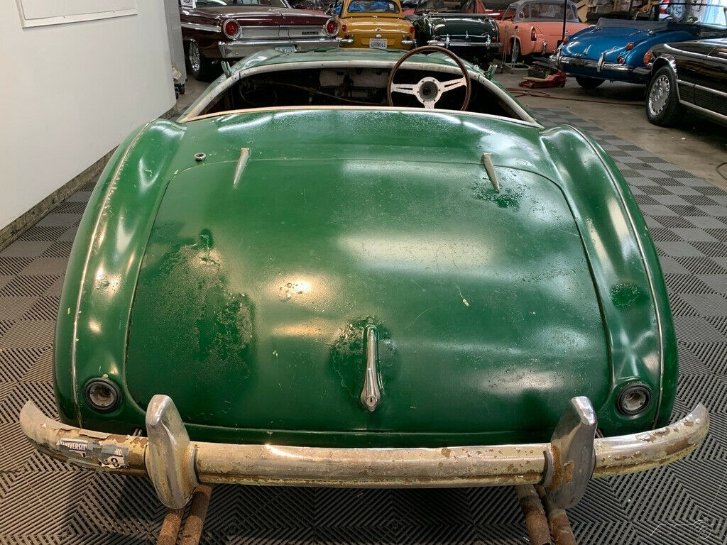 1954 austin healey 100 bn-1. original colors of black with red trim. solid car