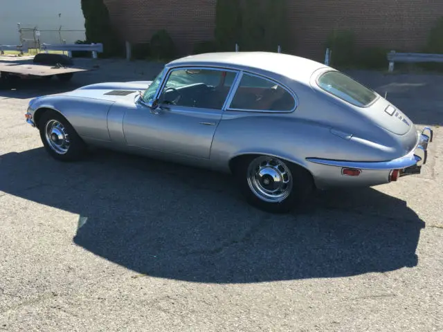 1973 jaguar xke v12 4 speed v8 swap rare moon roof soild low mileage 2+2 decent