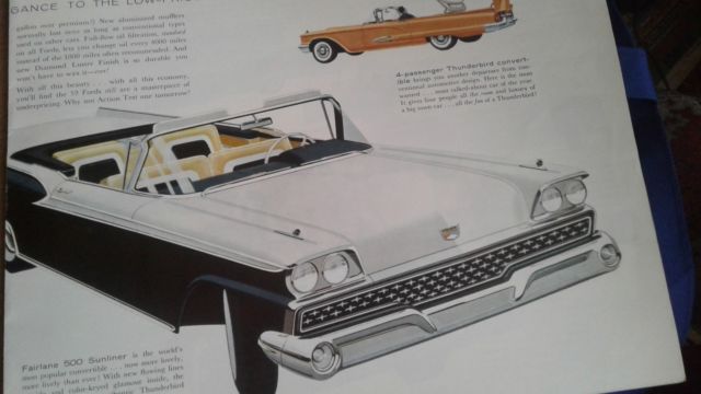 1959 ford retractable galaxie 500 skyliner