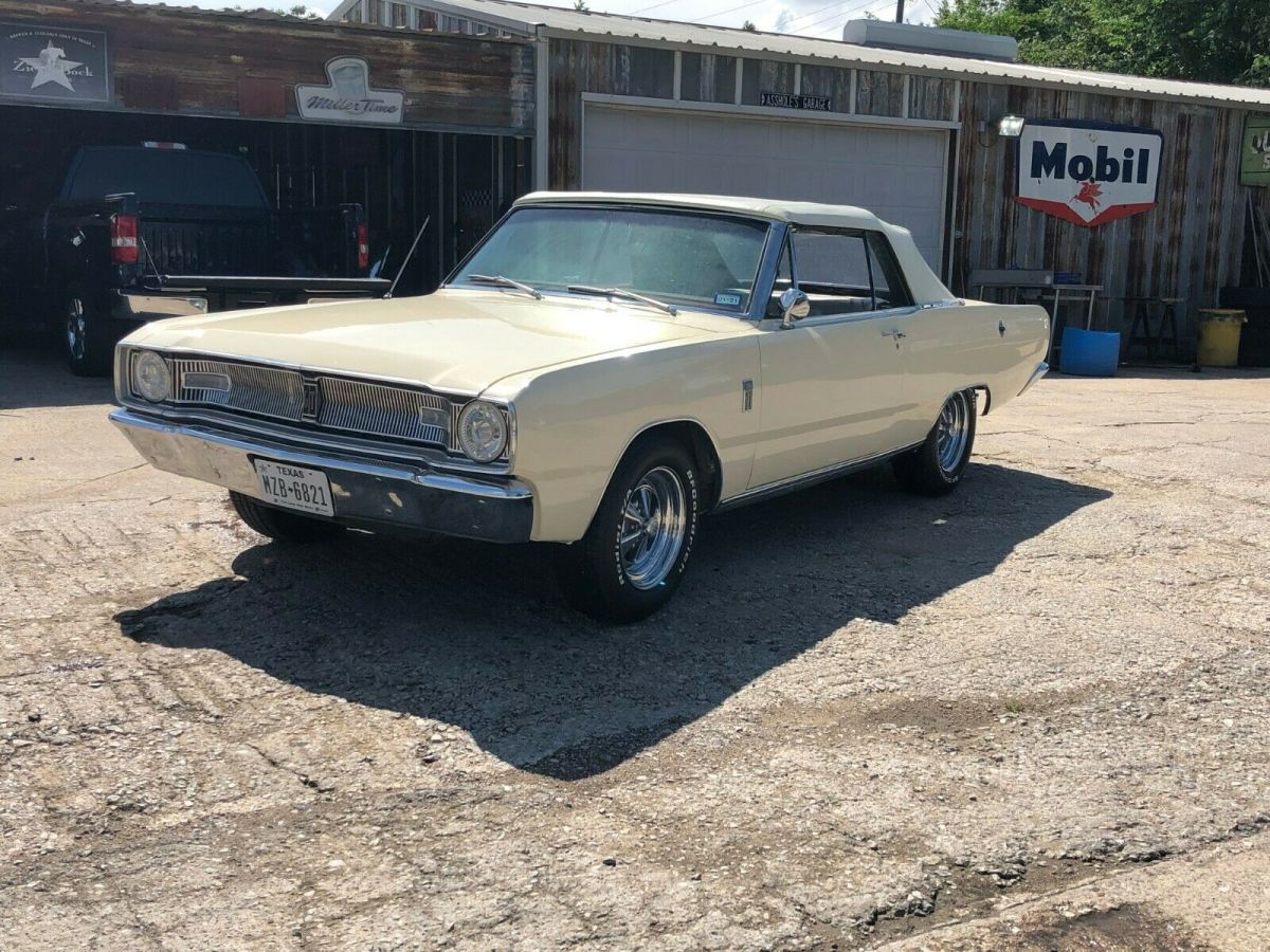 1967 dodge dart gt convertible 273/auto new paint/interior and top