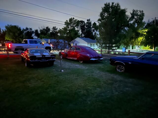 1941 cadillac 61 coupe red rwd automatic hot rod