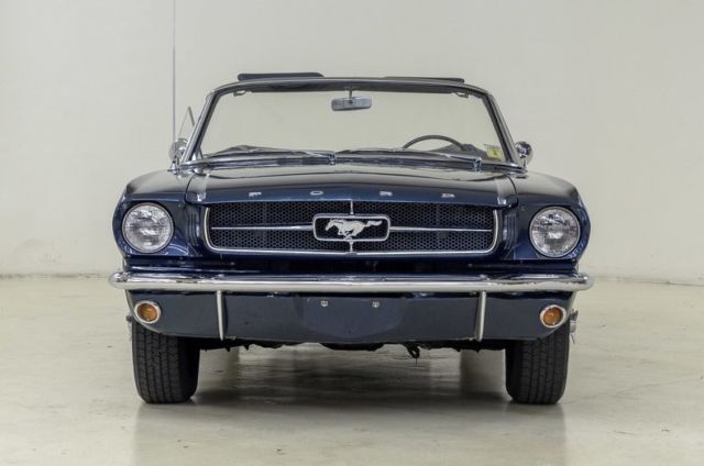 1965 ford mustang 26462 miles caspian blue convertible 260ci 3-spd auto