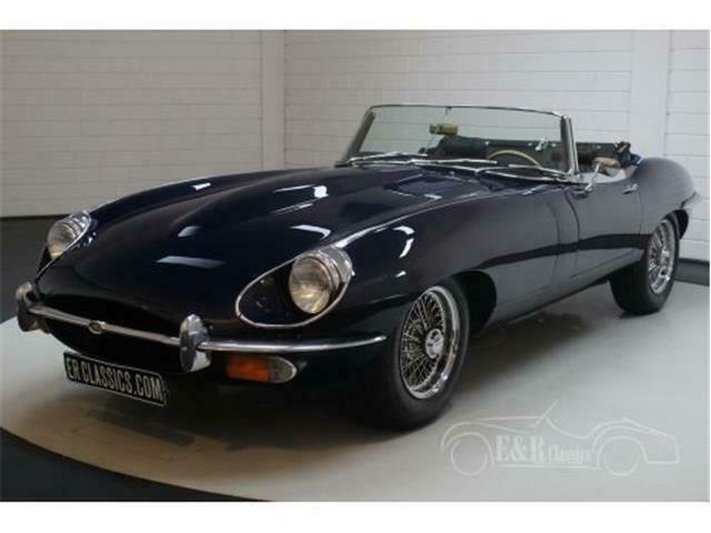 1970 jaguar e-type convertible 11167 miles blue 4235 manual