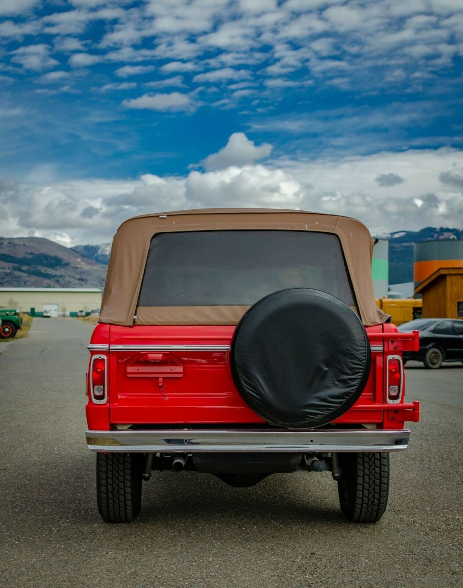 1977 ford bronco 2 dr - red - 4wd automatic - suv - save big!