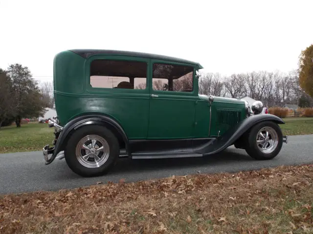 original steel 1930 model a ford street rod, pro street, v-8, 350 turbo (video)