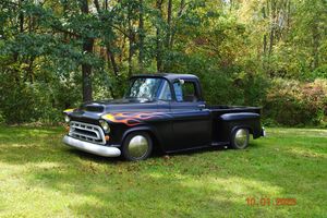 1956 chevrolet 3100 pickup with a 350 v8