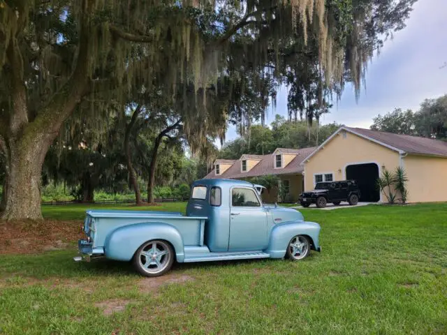 1948 chevrolet pickup blue rwd automatic