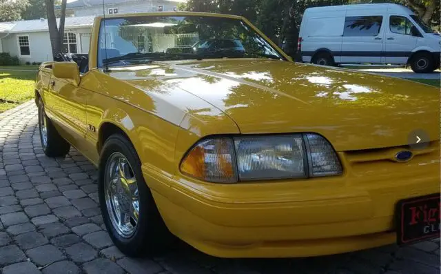 1993 ford mustang convertible 5.0 lx limited edition under 8k miles