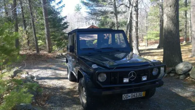 mercedes g wagon convertible diesel w/5 cyl. turbo diesel conversion no reserve!