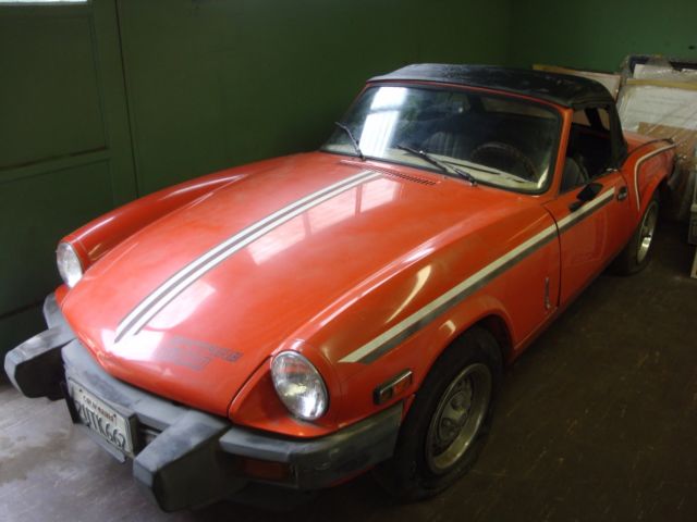 triumph spitfire classic convertible 1500 year: 1979