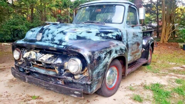1954 ford f-100 f100 f1 shortbed project restoration toy vintage classic pickup