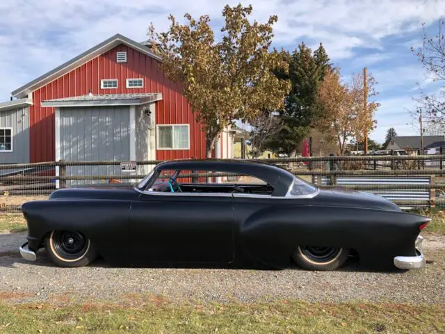 1953 chevrolet belair hard top rat rod hot rod chopped bagged air ride resto mod