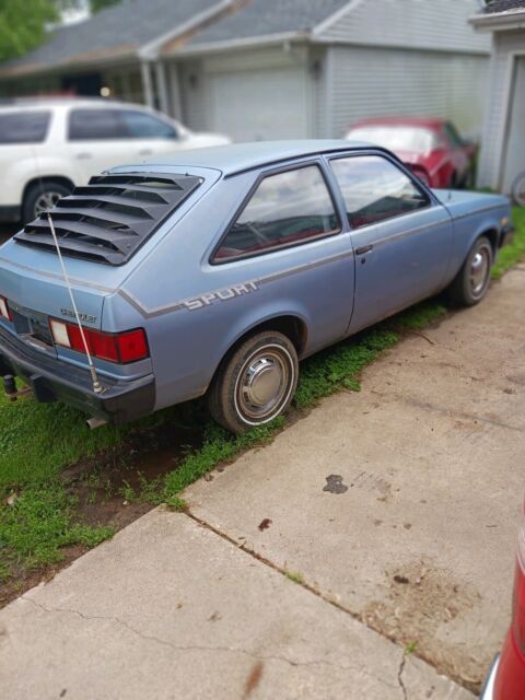 1984 chevrolet chevette hatchback blue rwd manual