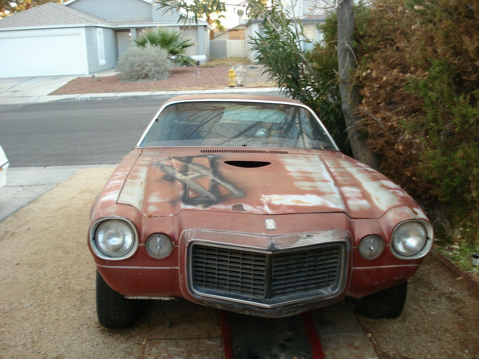 1973 camaro split bumper blank canvas ready to restore muscle car nr no reserve