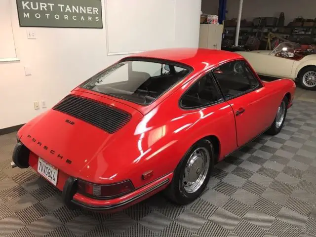 1968 porsche 912 coupe. red with black trim. rust free. runs and drives great
