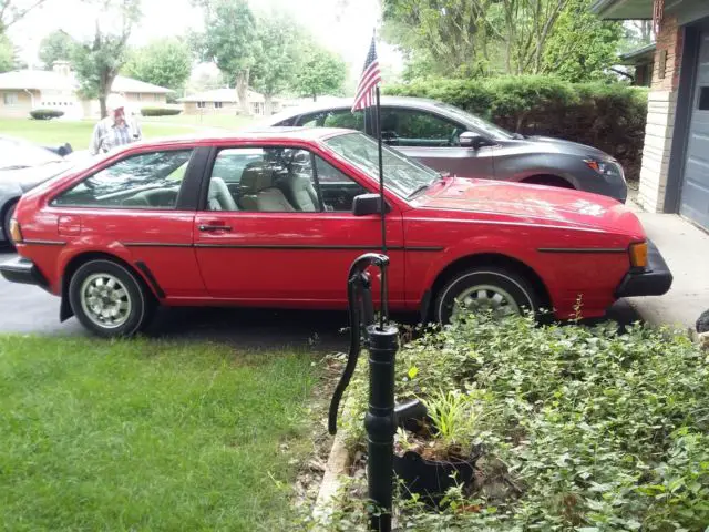 1985 vw scirocco 5-speed 8-valve