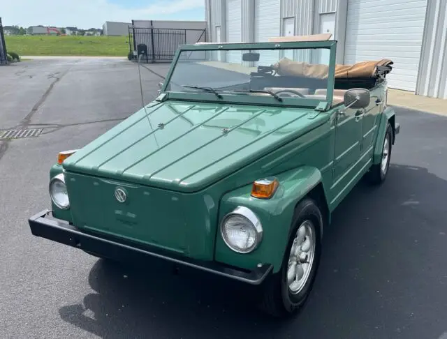 1973 volkswagen thing 181 convertible green rwd manual