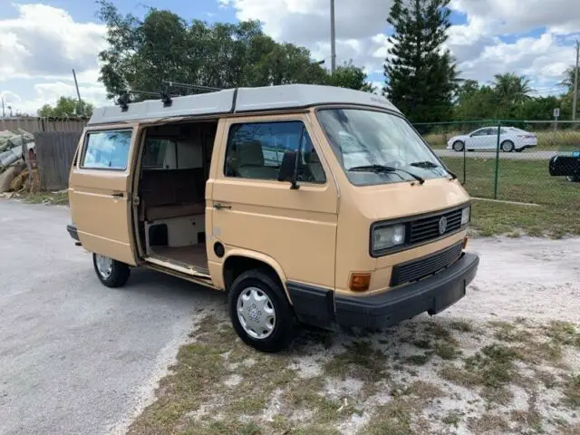 1985 volkswagen vanagon campmobile 120000 miles beige 2.0l l4 ohv 8v select