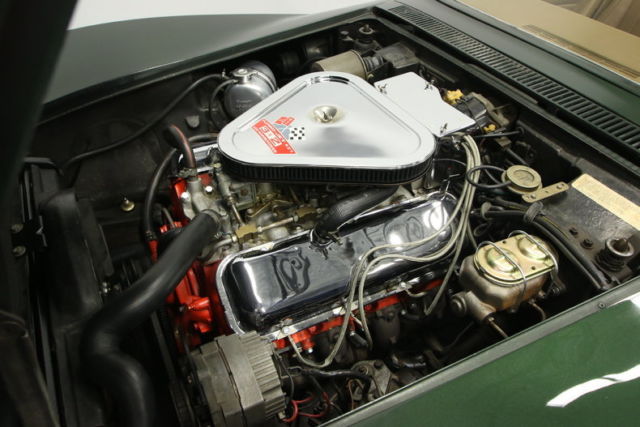 #'s match l68 427/400 hp, 4spd, correct fathom green, super rare, awesome car!