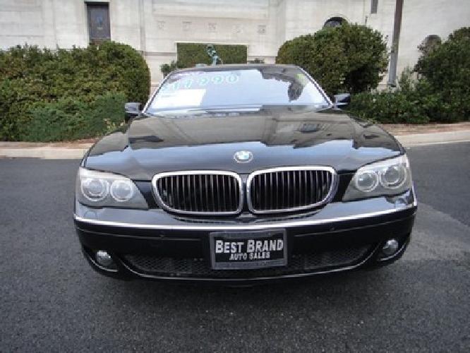 obo 2006 bmw 750li jet black on black clean title fully loaded in glendale, ca