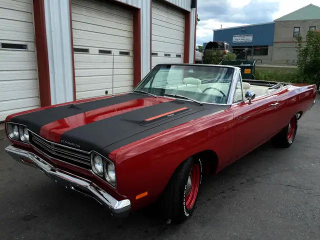 real road runner convertible 383 magnum buckets console