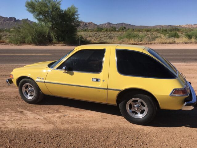 1978 amc pacer hatchback yellow rwd automatic