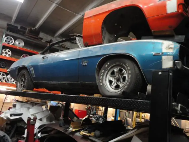1969 camaro original ss-rs 396 4 speed convertible "unrestored"