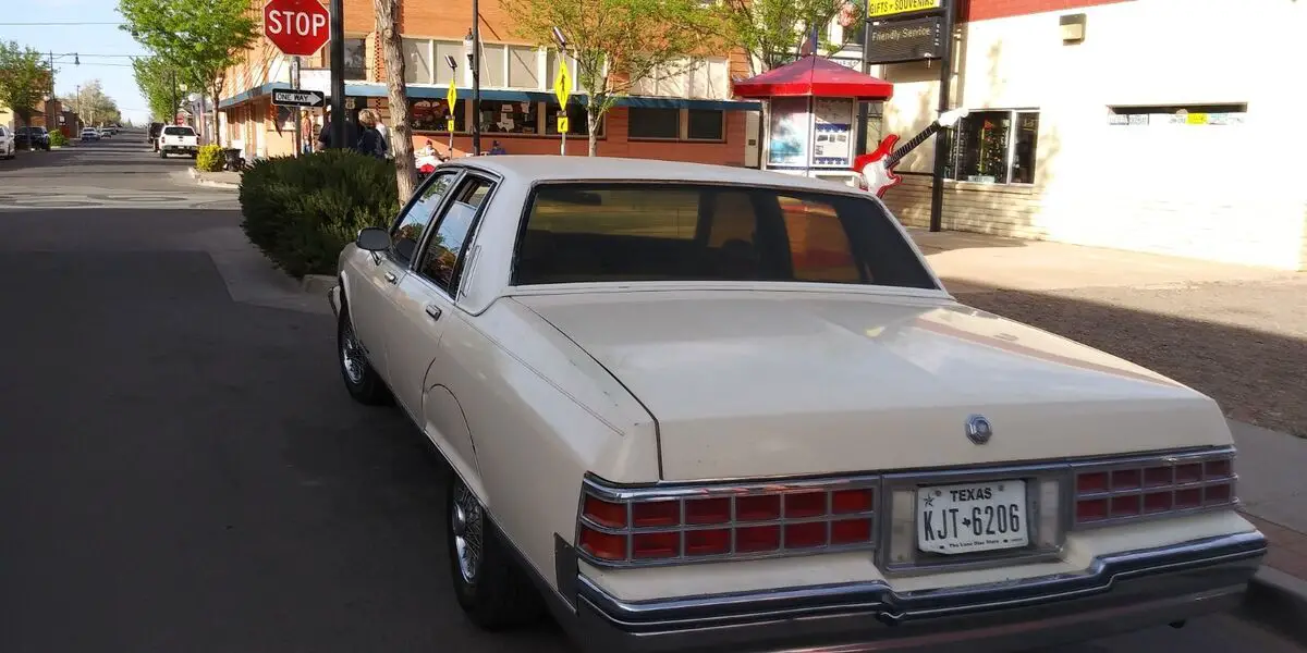 1985 pontiac parisienne brougham sedan/pontiacs flagship/ chevrolet caprice type