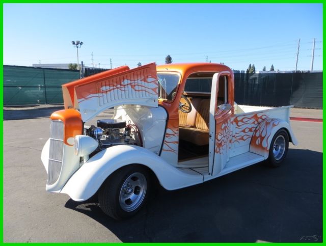 b 1936 ford custom built street rod chevy 350 8-cylinder, 350turbo transmission
