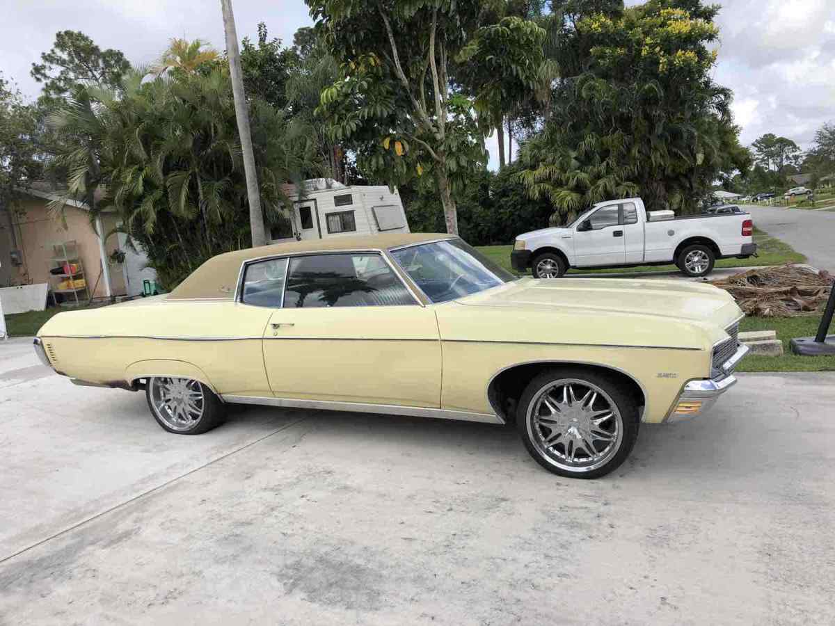 1970 chevrolet impala coupe brown rwd automatic
