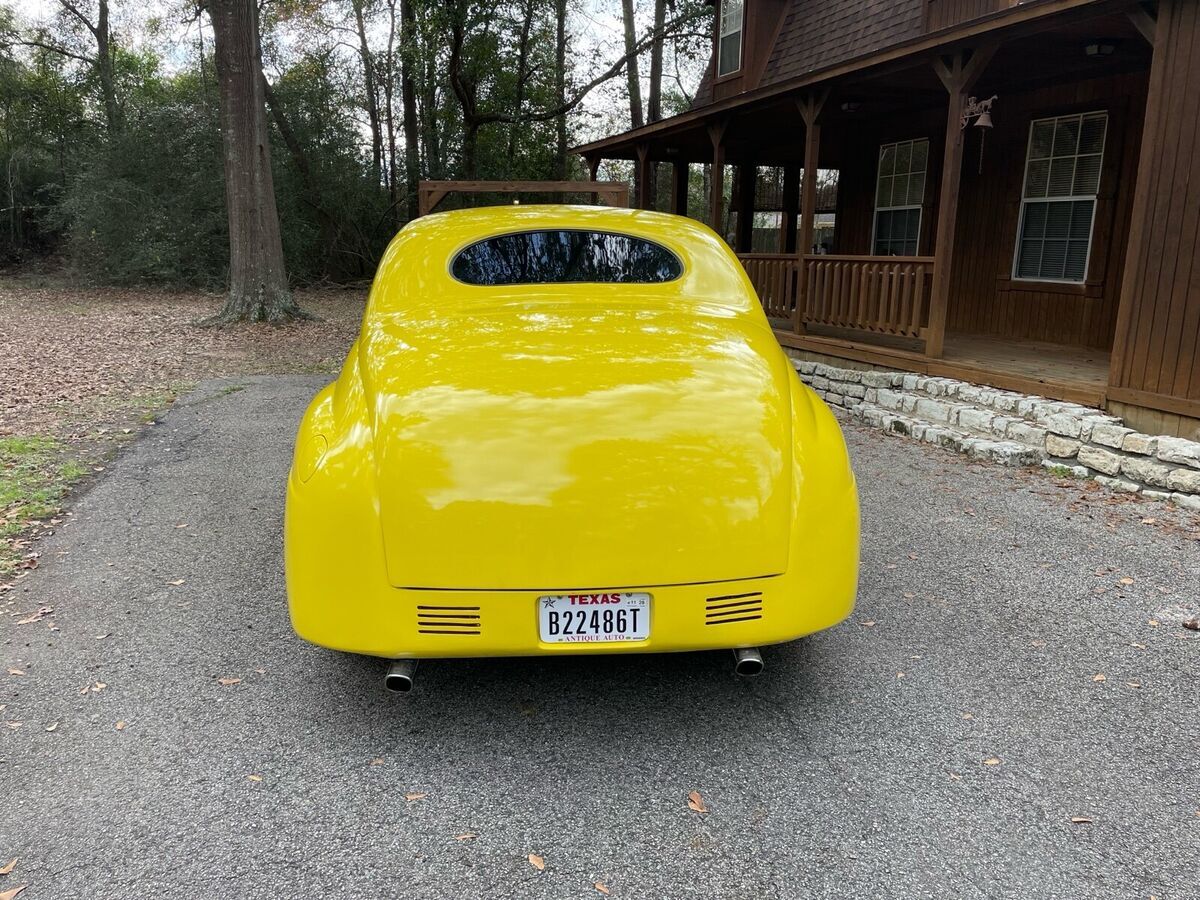 1946 ford coupe yellow rwd automatic street rod