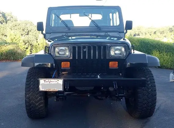 4.0l 92 jeep wrangler yj 4wd 6cyl 5-sp turnkey ready for towing behind motorhome