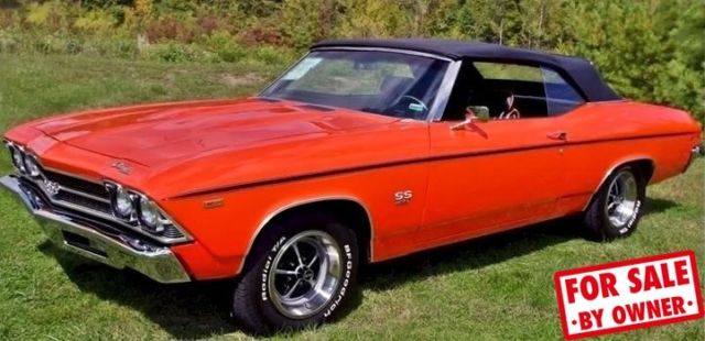 1969 chevy chevelle ss convertible auto trans professional restored c60789