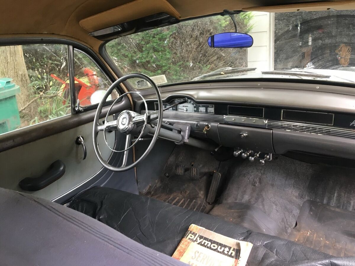 1953 plymouth cranbrook blue rwd manual