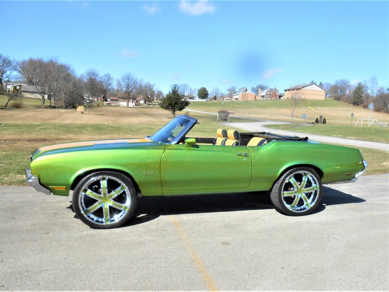 1971 oldsmobile cutlass 442 restomod convertible