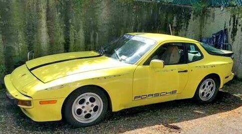 1987 porsche 944 yellow coupe 2d (2.5l i4 mpi) german classic clean title & keys