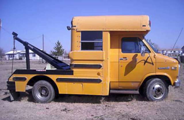 chool bus tow truck no reserve