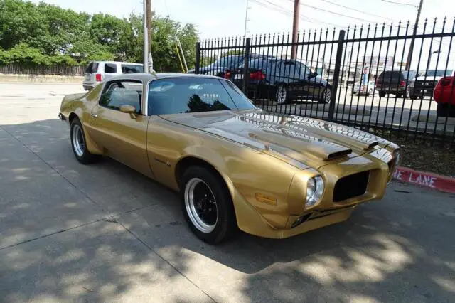 1973 pontiac firebird formula 60,630 miles gold coupe 400 v-8 automatic