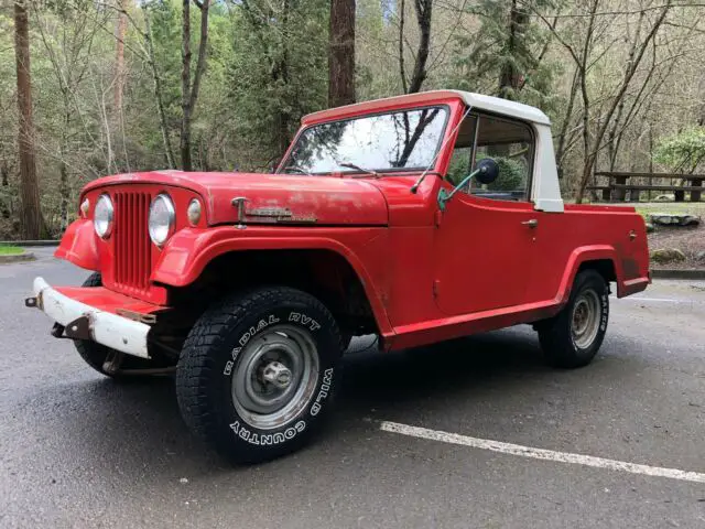 jeepster 4x4 half cab pickup truck 2 owner dauntless v6 225 100k original miles