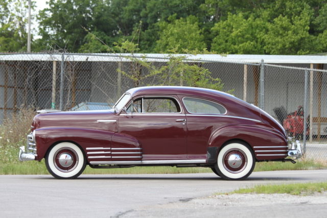 1948 chevy fleetline aerosedan fastback original 2dr sedan