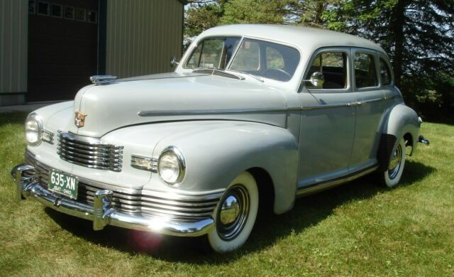 1947 nash ambassador super 4 door trunk back sedan everything works