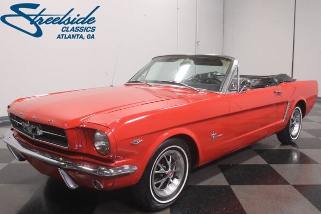 1965 ford mustang convertible 55691 miles red convertible 289 v8 automatic