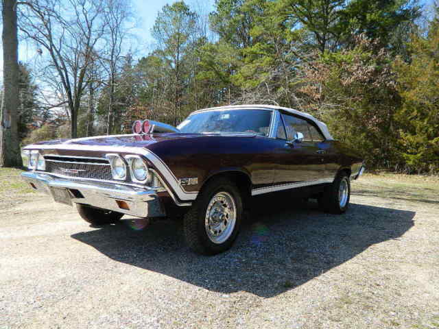 1968 chevrolet chevelle malibu convertible v8 stroked 427 sb auto