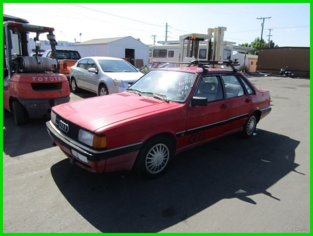 1987 audi 4000 cs quattro used 2.2l i5 10v manual no reserve