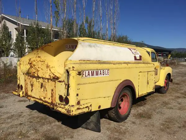 1948 chevrolet loadmaster 5 window ex-shell oil fuel delivery truck no reserve!!